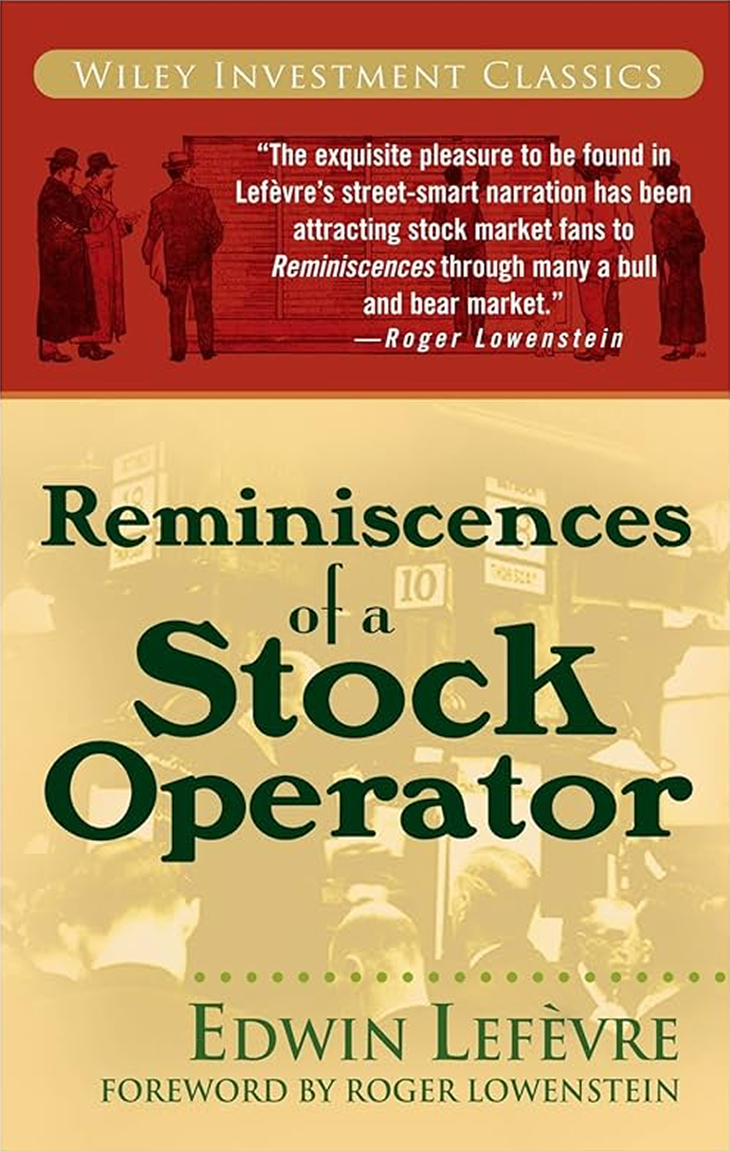 Reminiscences of a Stock Operator book cover